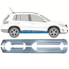 Soleira completa para Volkswagen Tiguan 2007-2016 / Esquerda+Direita / Conjunto 11613