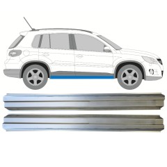 Painel de reparação da soleira para Volkswagen Tiguan 2007-2016 / Esquerda+Direita / Conjunto 14774