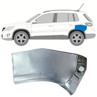 Painel de reparação da parte superior do guarda-lamas traseiro para Volkswagen Tiguan 2007-2016 / Esquerdo 15786