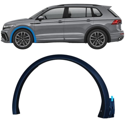 Moldura lateral do guarda-lamas dianteiro para Volkswagen Tiguan 2020-2024 R-Line / Esquerdo 17064