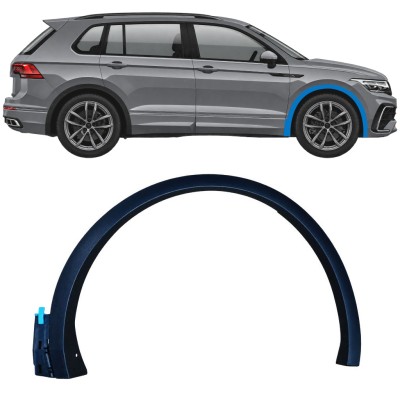 Moldura lateral do guarda-lamas dianteiro para Volkswagen Tiguan 2020-2024 R-Line / Direito 17063