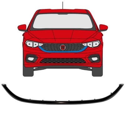 Moldura da grelha frontal para Fiat Tipo 2016- 16193