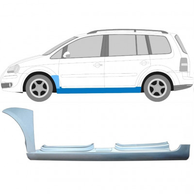 Painel de reparação da soleira com guarda-lamas dianteiro para VW Touran 2003-2010 / Esquerdo 11165