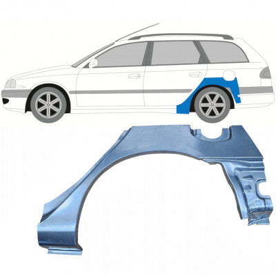 Painel de reparação do guarda-lamas traseiro para Toyota Avensis 1997-2003 / Esquerdo / COMBI 7614