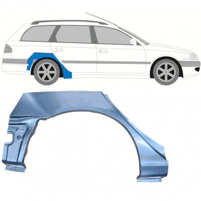 Painel de reparação do guarda-lamas traseiro para Toyota Avensis 1997-2003 / Direito / COMBI 7612