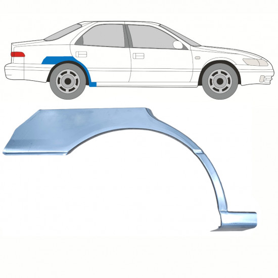 Painel de reparação do guarda-lamas traseiro para Toyota Camry 1996-2001 / Direito 8376