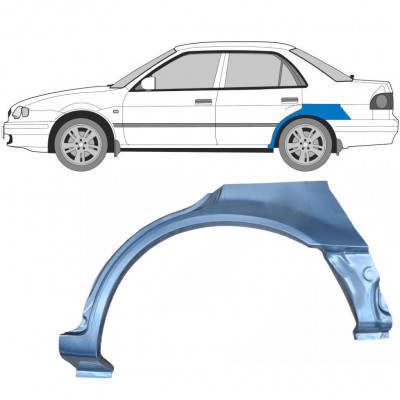 Painel de reparação do guarda-lamas traseiro para Toyota Corolla 1997-2002 / Esquerdo 9061