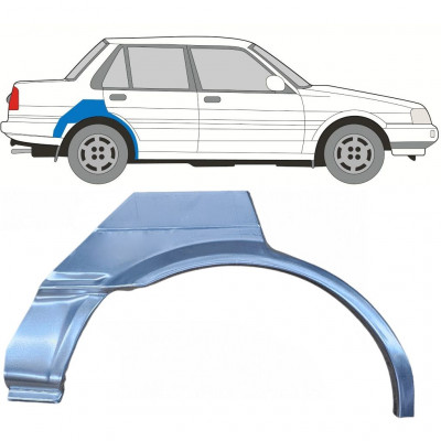 Painel de reparação do guarda-lamas traseiro para Toyota Corolla 1983-1988 / Direito 7692