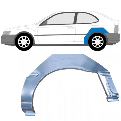 Painel de reparação do guarda-lamas traseiro para Toyota Corolla 1991-1998 / Esquerdo 7045