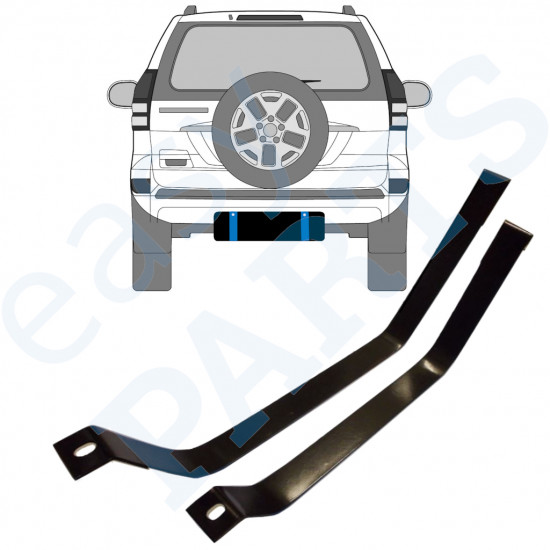 Abraçadeira do tanque de combustível para Toyota Land Cruiser 2003-2010 9379