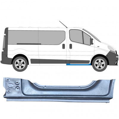 Painel de reparação da soleira para Opel Vivaro / R Trafic 2001- / Direito 6927