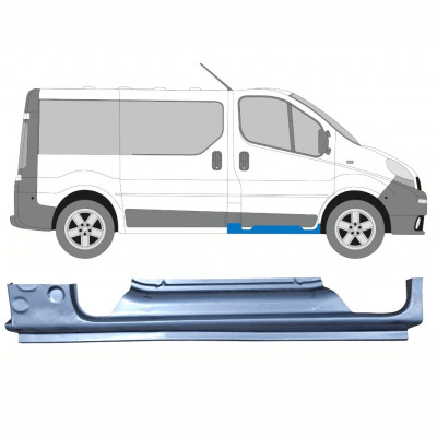 Painel de reparação da soleira para Renault Trafic Opel Vivaro 2001-2014 / Direito 8574