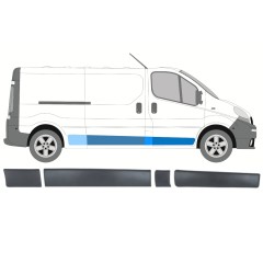 Conjunto de molduras para Opel Vivaro 2001-2014 / Direito / 13905