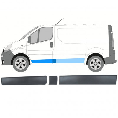 Conjunto de molduras para Renault Trafic Opel Vivaro Primastar 2001-2014 / SWB / Esquerdo /  8570