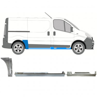 Kit de reparos para Renault Trafic Opel Vivaro 2001-2014 / SWB / Direito /  11228