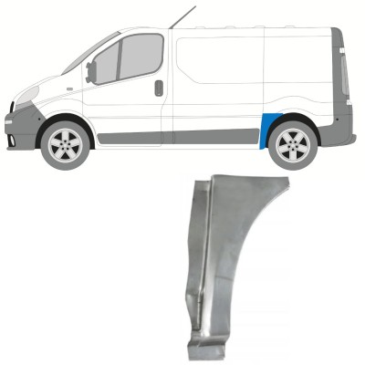 Painel de reparação do guarda-lamas traseiro para Renault Trafic 2001-2014 / Esquerdo 15763