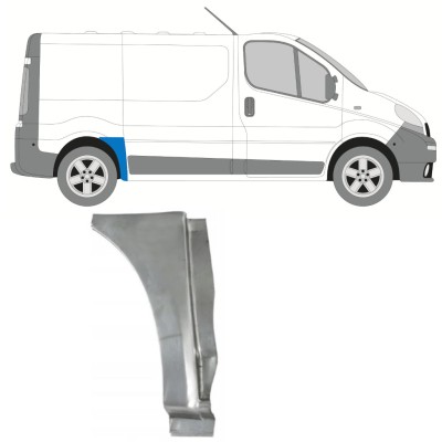 Painel de reparação do guarda-lamas traseiro para Renault Trafic 2001-2014 / Direito 15762
