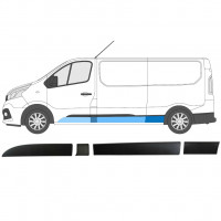 Conjunto de molduras para Renault Trafic Opel Vivaro Talento 2014- / LWB / Esquerdo /  8566