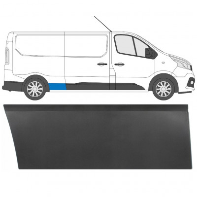 Moldura lateral do guarda-lamas traseiro para Renault Trafic 2014- / Direito 8219