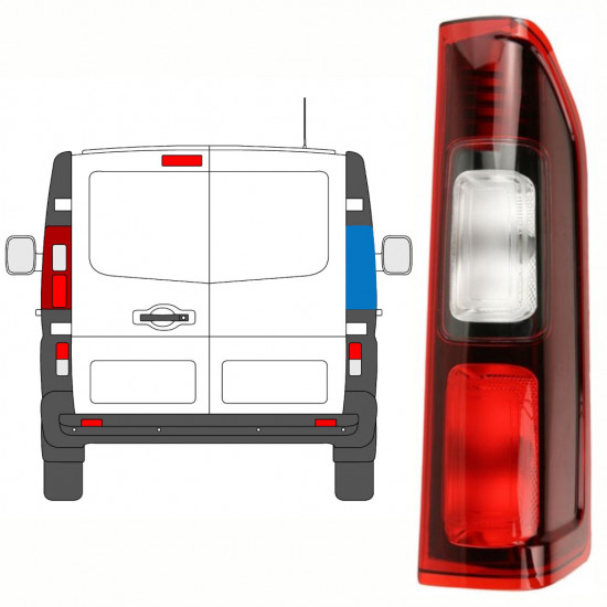 Luz traseira para Renault Trafic 2014- / Direito 8433