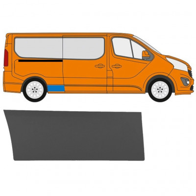 Moldura lateral para Renault Trafic 2014- / LWB / Direito 11252