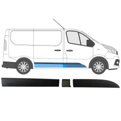 Conjunto de molduras para Opel Vivaro 2014-2019 / Direito / 14432
