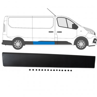 Moldura da porta deslizante para Renault Trafic 2014- / Direito 8217