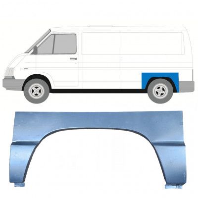 Painel de reparação do guarda-lamas traseiro para Renault Trafic 1980-2001 / Esquerdo 7733