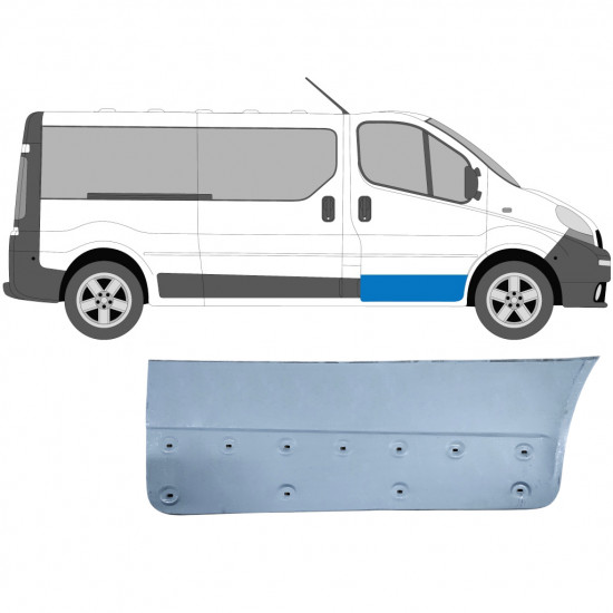 Painel de reparação das portas dianteiras para Opel Vivaro / R Trafic 2001- / Direito 6936