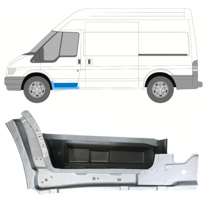 Painel de reparação interna do degrau da soleira dianteira para Ford Transit 2000-2013 / Esquerdo 8257