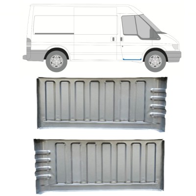 Degrau de entrada da porta para Ford Transit 2000-2013 / Esquerda+Direita / Conjunto 15056
