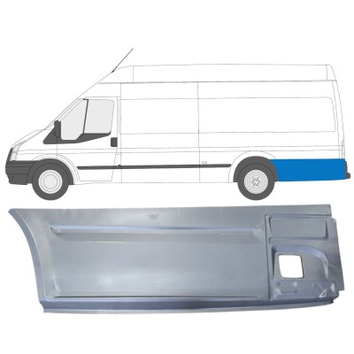 Painel de reparação do guarda-lamas traseiro para Ford Transit 2000-2013 / Esquerdo 14616