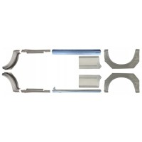Painel de reparação da soleira com guarda-lamas traseiro para Ford Transit 2000-2013 / Conjunto 12678
