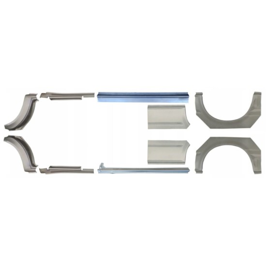 Painel de reparação da soleira com guarda-lamas traseiro para Ford Transit 2000-2013 / Conjunto 12678