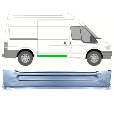 Painel de reparação externa das portas deslizantes para Ford Transit 2000-2013 / Direito 15132