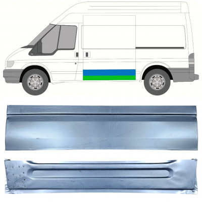 Painel de reparação interna e externa das portas deslizantes para Ford Transit 2000-2013  / MWB / LWB / Esquerdo /  12667