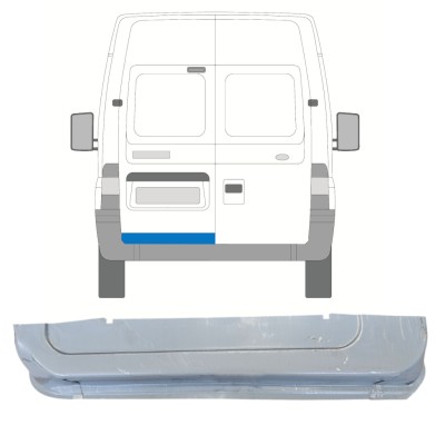 Painel de reparação das portas traseiras para Ford Transit 2000-2013 / Esquerdo 14655