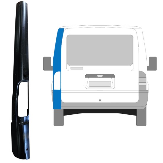 Painel de reparação do pilar para Ford Transit 2000-2013 / Esquerdo 15981