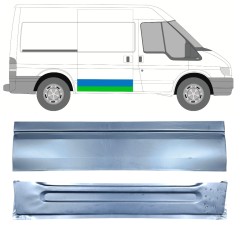 Painel de reparação interna e externa das portas deslizantes para Ford Transit 2000-2013 / Direito / Conjunto 12664