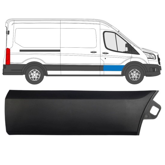 Moldura da porta dianteira para Ford Transit 2014- / Direito 14659