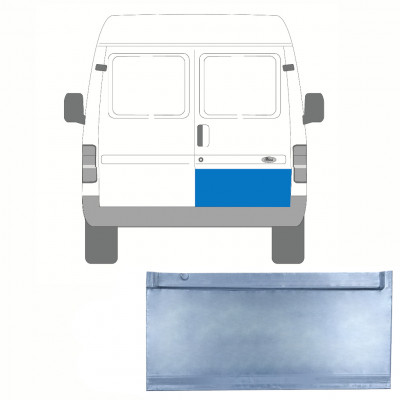 Painel de reparação das portas traseiras para Ford Transit 1985-2000 / Direito 8446