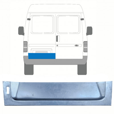 Painel de reparação baixa das portas traseiras para Ford Transit 1985-2000 / Esquerdo 8449