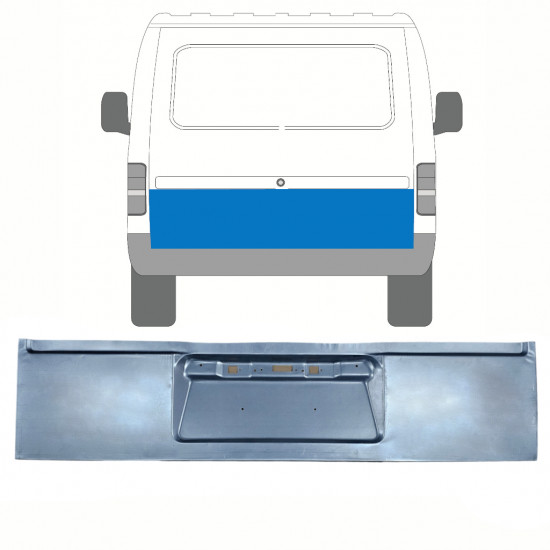 Painel de reparação das portas traseiras para Ford Transit 1985-2000 8450