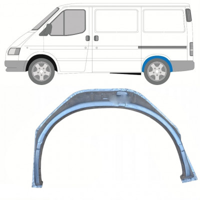 Painel de reparação interna do arco da roda traseira para Ford Transit 1991-2000 / Esquerdo 9075