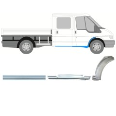 Painel de reparação da soleira com guarda-lamas dianteiro para Ford Transit 2000-2013 / Direito / Conjunto 9923
