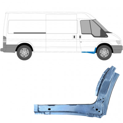 Painel de reparação interna da soleira para Ford Transit 2000-2013 / Direito 11907