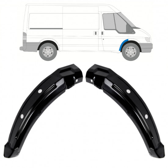 Painel de reparação interna do arco da roda dianteira para Ford Transit 2000-2013 / Conjunto 11885