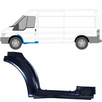 Painel de reparação da soleira da porta dianteira para Ford Transit 2000-2013 / Esquerdo 7153