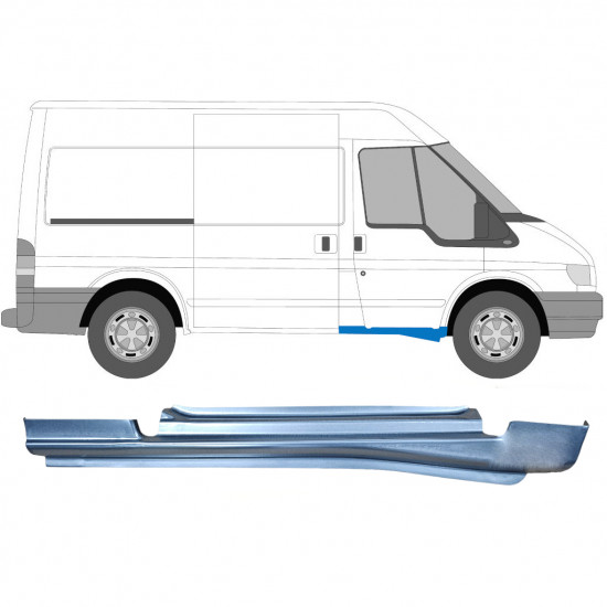 Painel de reparação da soleira da porta dianteira para Ford Transit 2000-2013 / Direito 5329