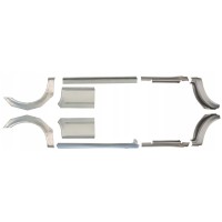 Painel de reparação da soleira com guarda-lamas traseiro para Ford Transit 2000-2013 / LWB / Esquerda+Direita / Conjunto 10630